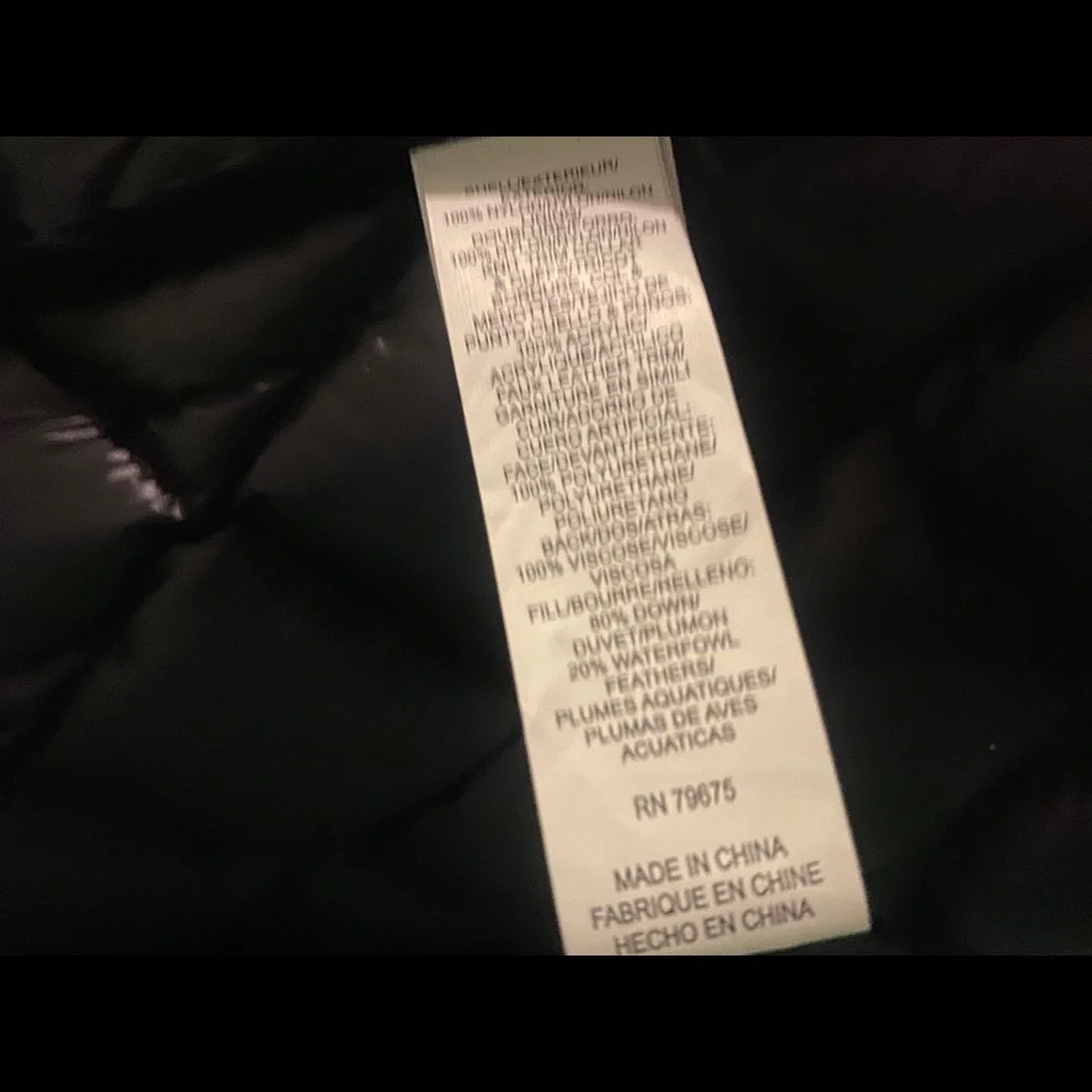 LUCKY BRAND NWOT DOWN DIAMOND QUILT Jacket COZY - Picture 8 of 9